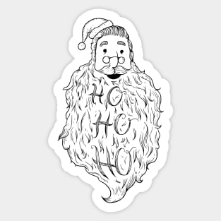 Ho ho ho Santa Sticker